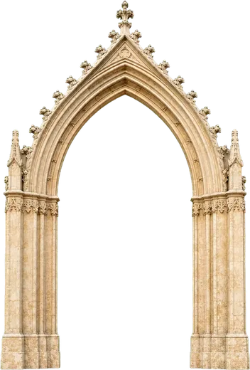 Sevillian Gothic arch, room III · Historical figures