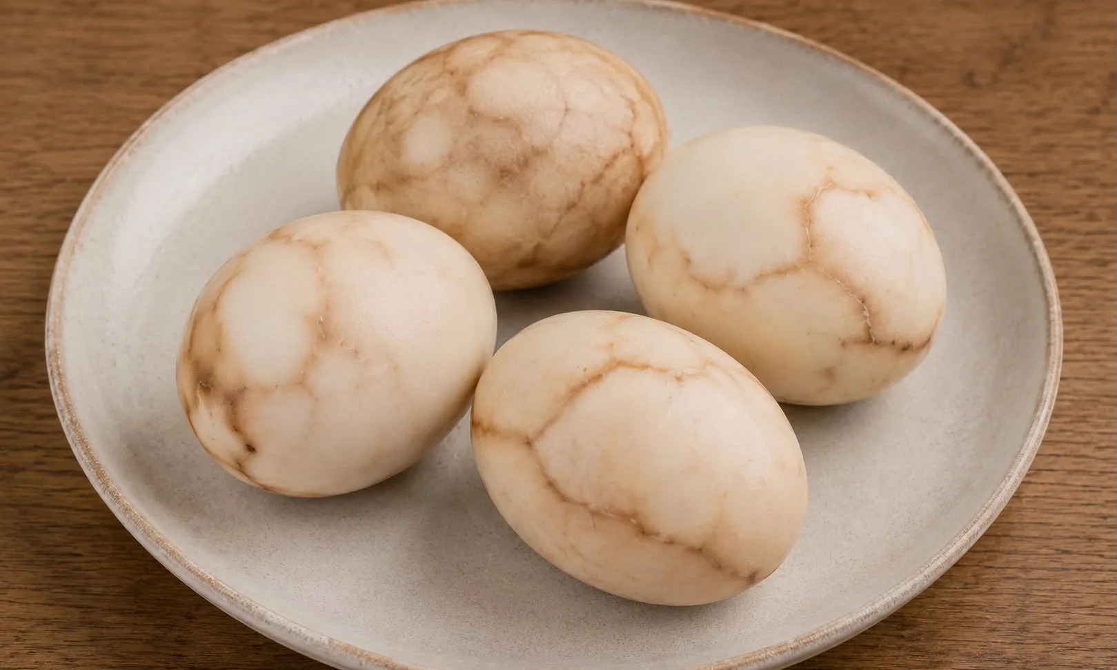 Langsam gegarte Haminados-Eier